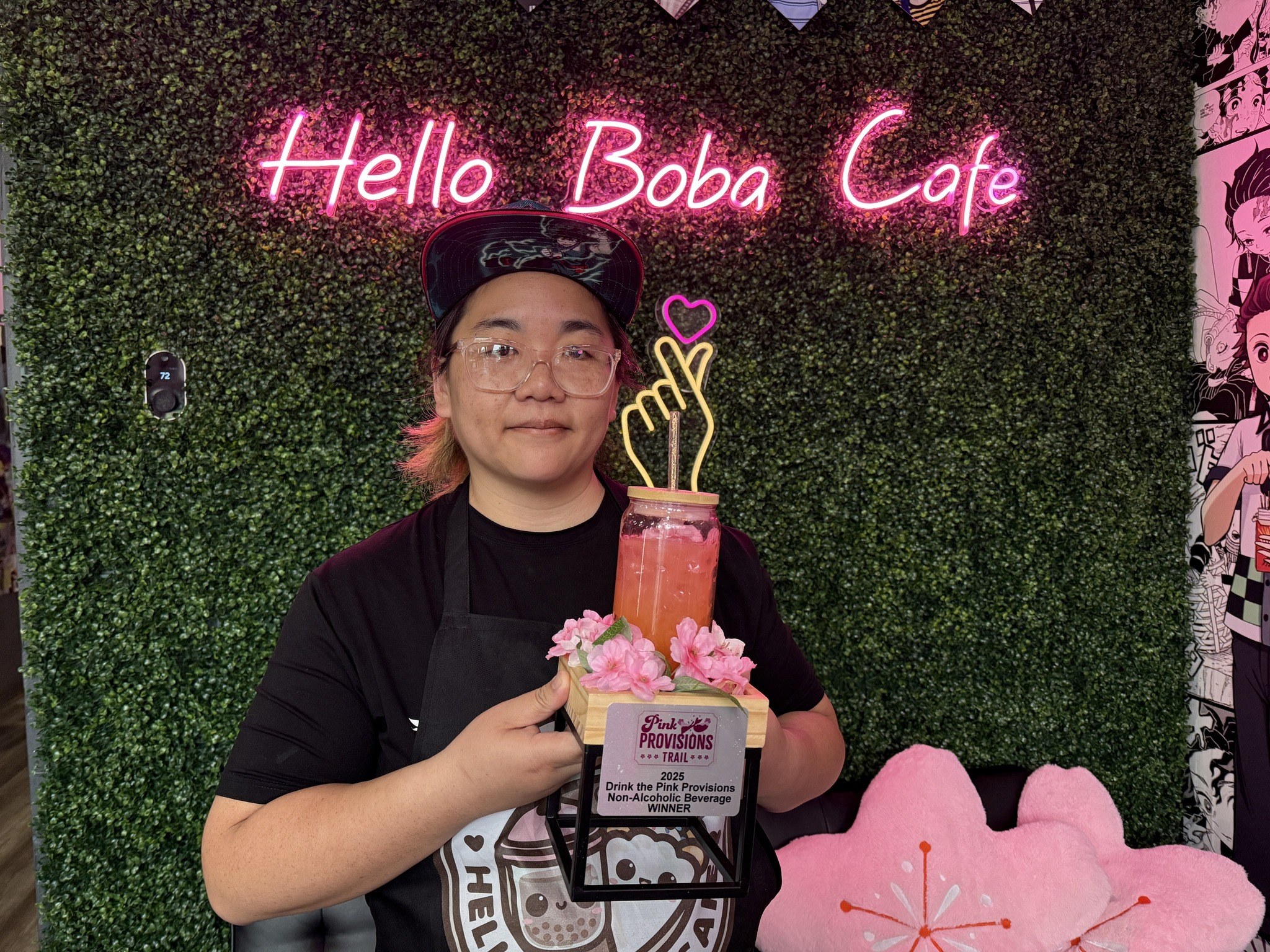Hello Boba pink
